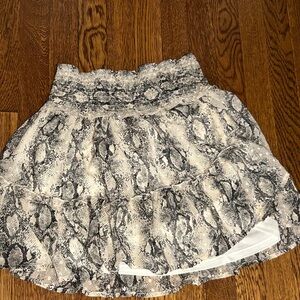 Snake printed skirt. Flowy and size L.